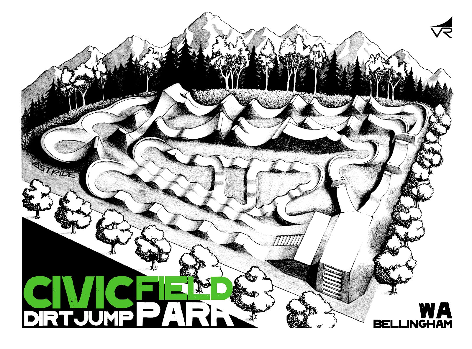 Bellingham Civic Field Dirt Jump Park